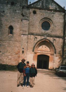 Senor Jesus Martinez and we two in San Juan De Ortega